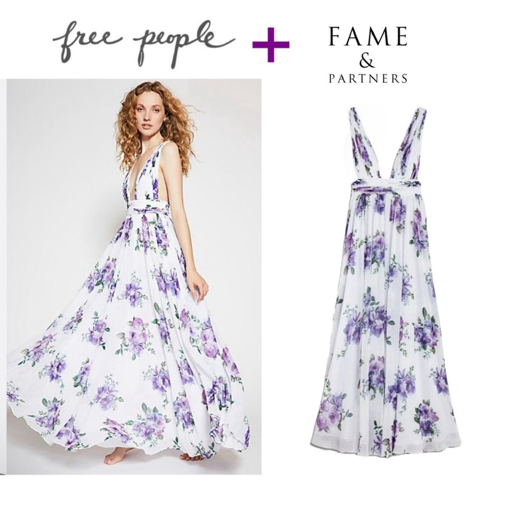 NEW!! FAME & PARTNERS X FREE PEOPLE VALERIA DRESS SIZE 8 NWT